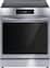 Frigidaire - Gallery 6.2 Cu. Ft Freestanding Electric Induction Total Convection Range with Self-cleaning - Stainless Steel
