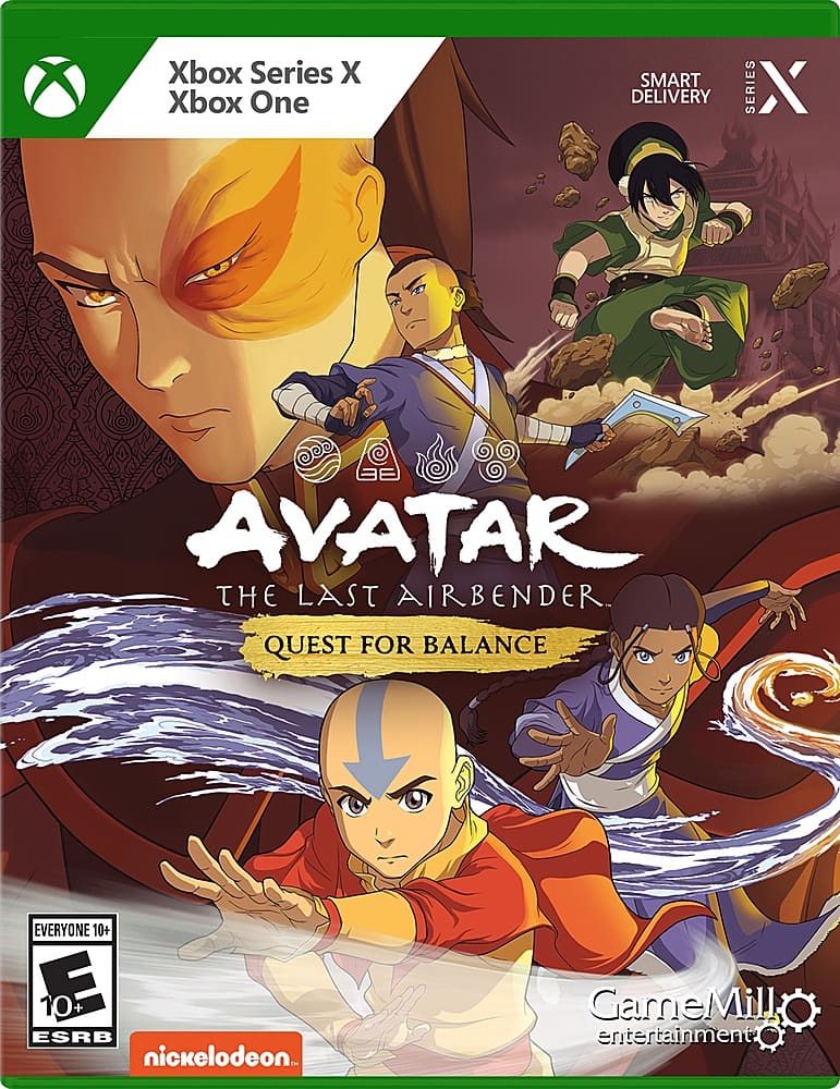 Front. GameMill Entertainment - Avatar The Last Airbender: Quest for Balance.