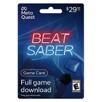 Meta - Quest Beat Saber $29.99 Gift Card - Front_Zoom