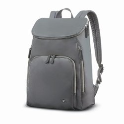 Samsonite - Mobile Solution Deluxe Backpack - Silver Shadow - Front_Zoom