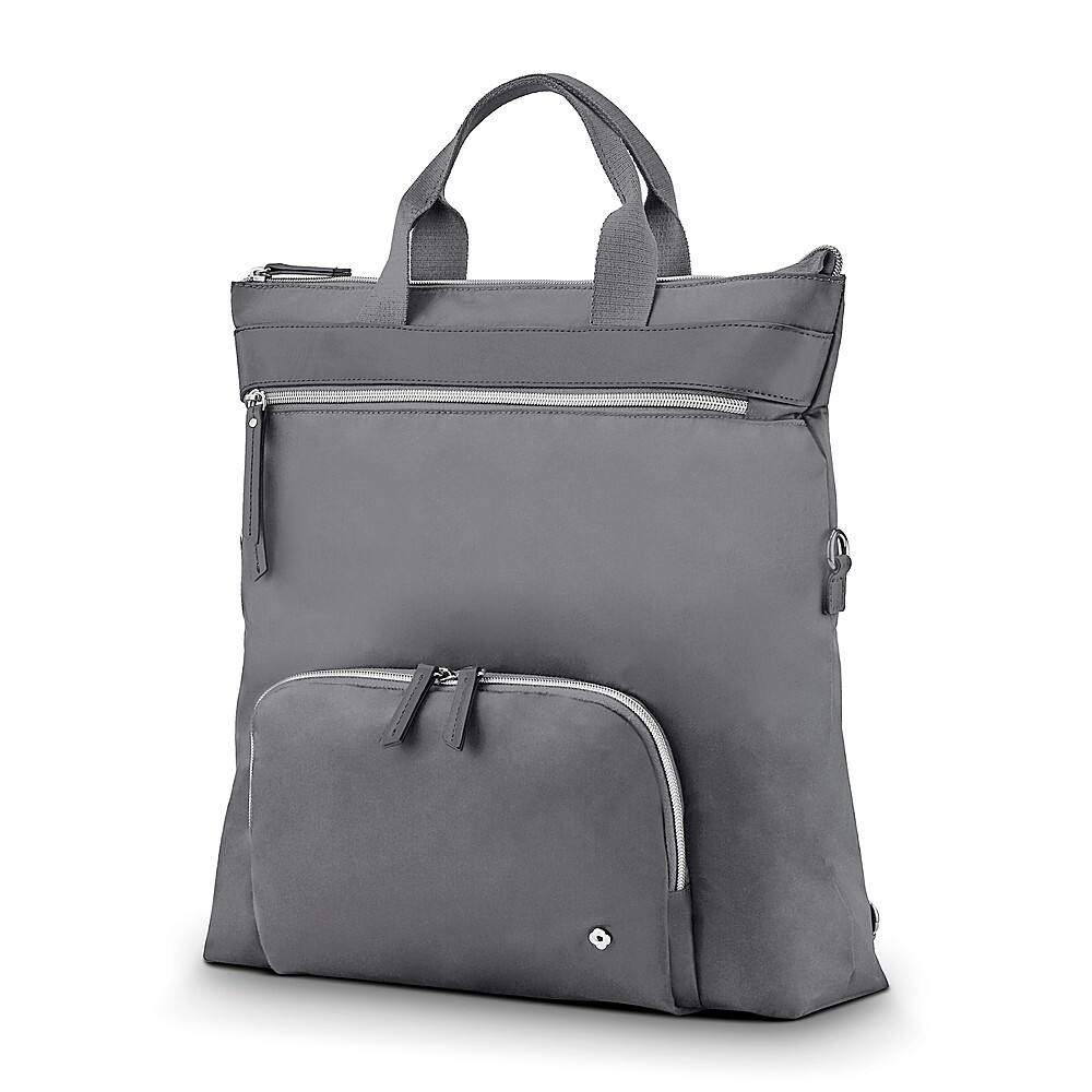 Front. Samsonite - Mobile Solution Convertible Backpack - Silver Shadow.