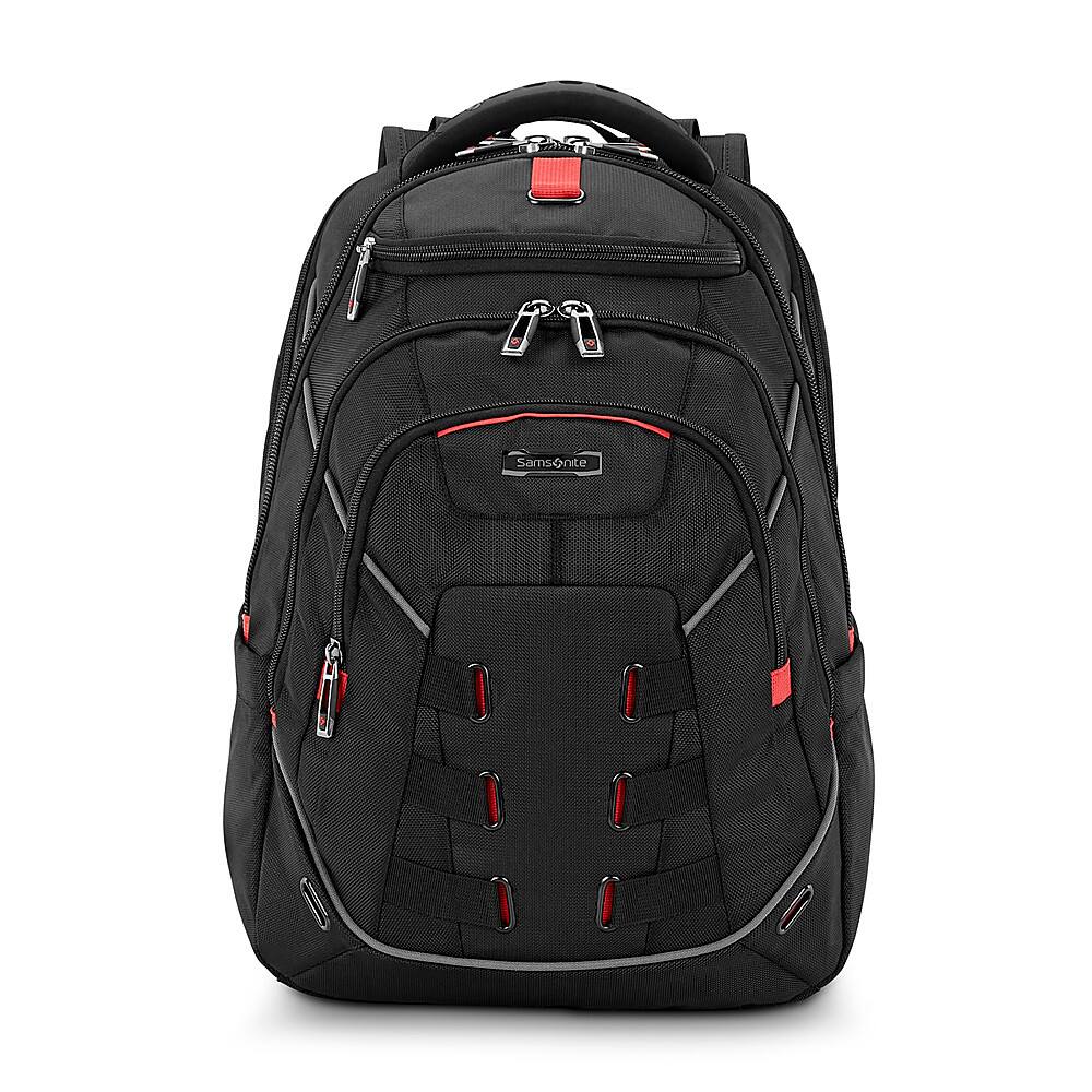 Angle. Samsonite - Tectonic Nutech Backpack for 17" Laptop - Black.