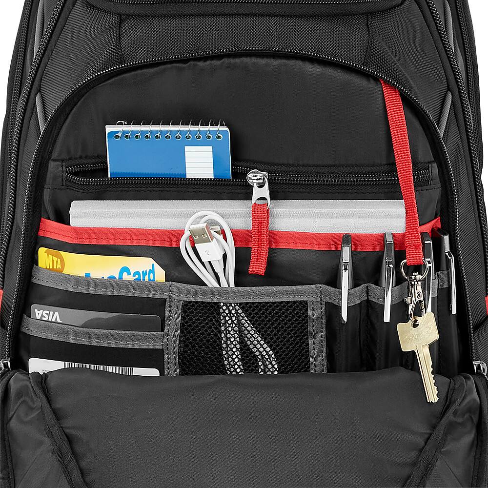 Alt View 11. Samsonite - Tectonic Nutech Backpack for 17" Laptop - Black.