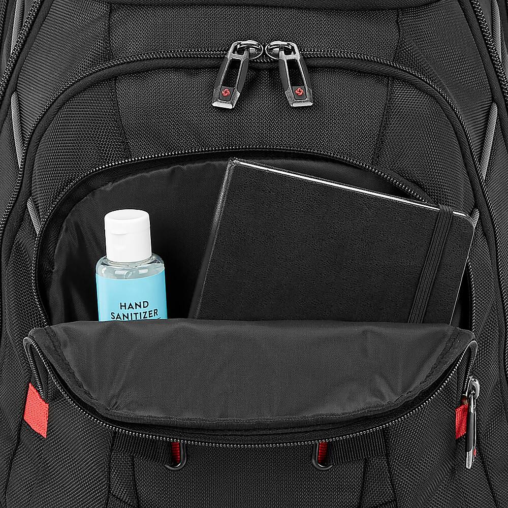 Alt View 12. Samsonite - Tectonic Nutech Backpack for 17" Laptop - Black.