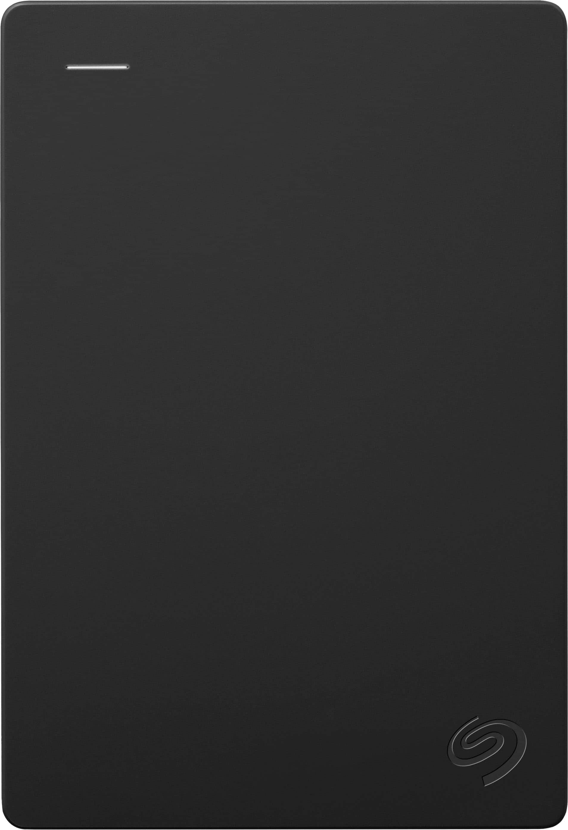 Angle. Seagate - 1TB External USB 3.0 Portable Hard Drive with Rescue Data Recovery Services - Black.