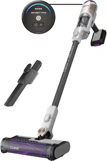 Shark - Refurbished Excellent - Detect Pro Cordless Stick Vacuum, QuadClean Multi-Surface Brushroll, HEPA Filter, Detect Technology - White/Beats Brass