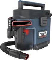 Shark - MessMaster Portable Wet/Dry Vacuum, Small Shop Vac, 1 Gallon Capacity with Bonus Carpet Tool - Blue - Front_Zoom