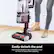 LIFT-AWAY DETACHABLE POD Easily detach the pod Pod-release pedal for easy transitions from on-floor to above-floor cleaning.