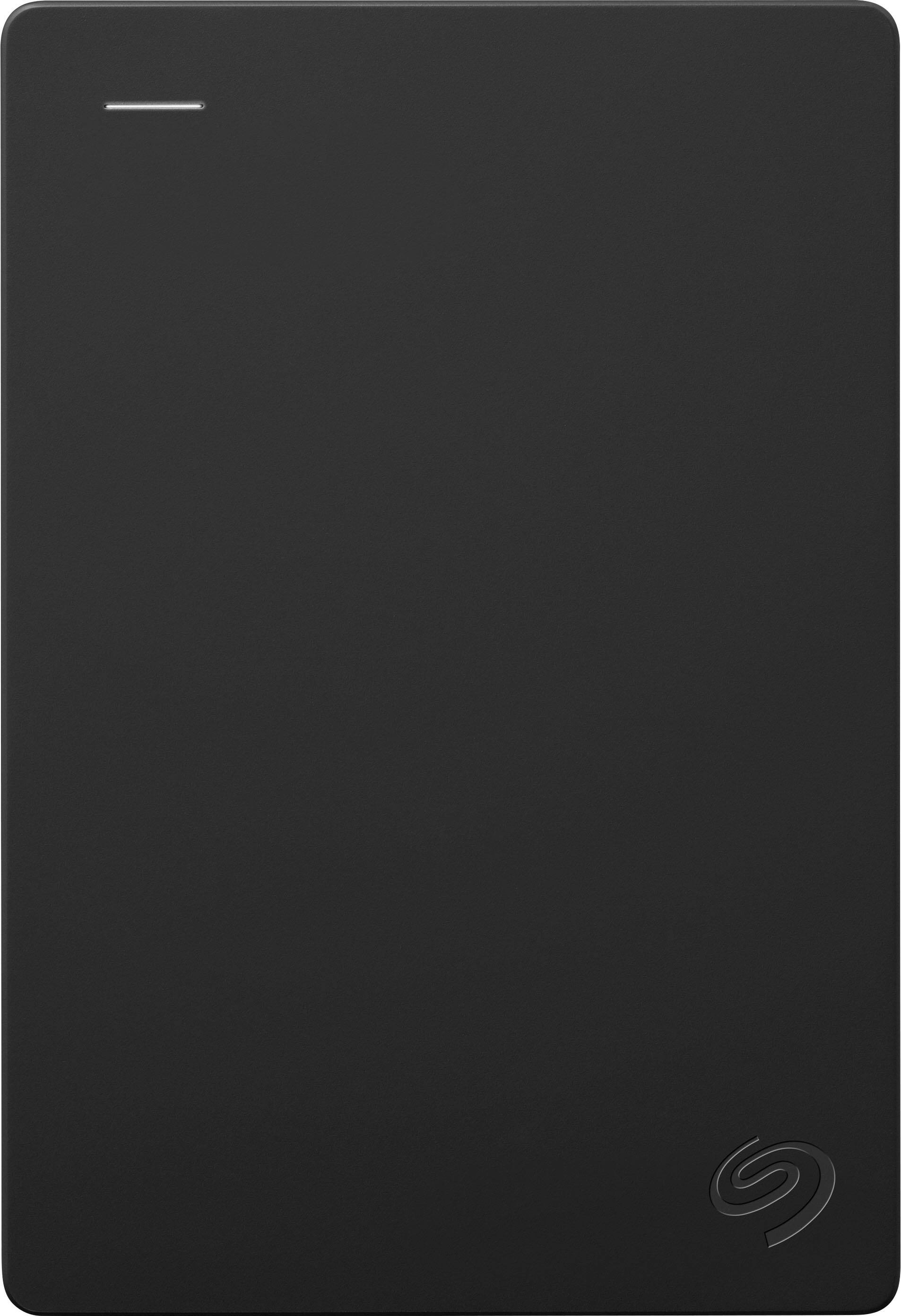 Angle. Seagate - 2TB External USB 3.0 Portable Hard Drive with Rescue Data Recovery Services - Black.