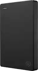 Front. Seagate - 2TB External USB 3.0 Portable Hard Drive with Rescue Data Recovery Services - Black.