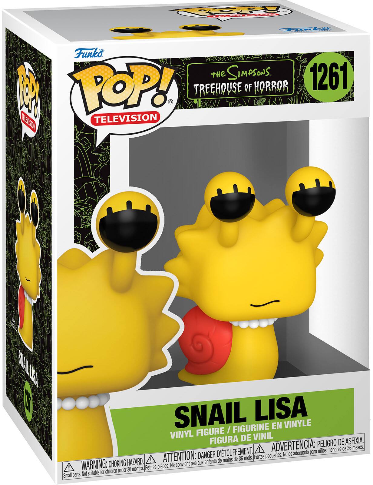 Angle. Funko - POP! TV: Simpsons- Snail Lisa.