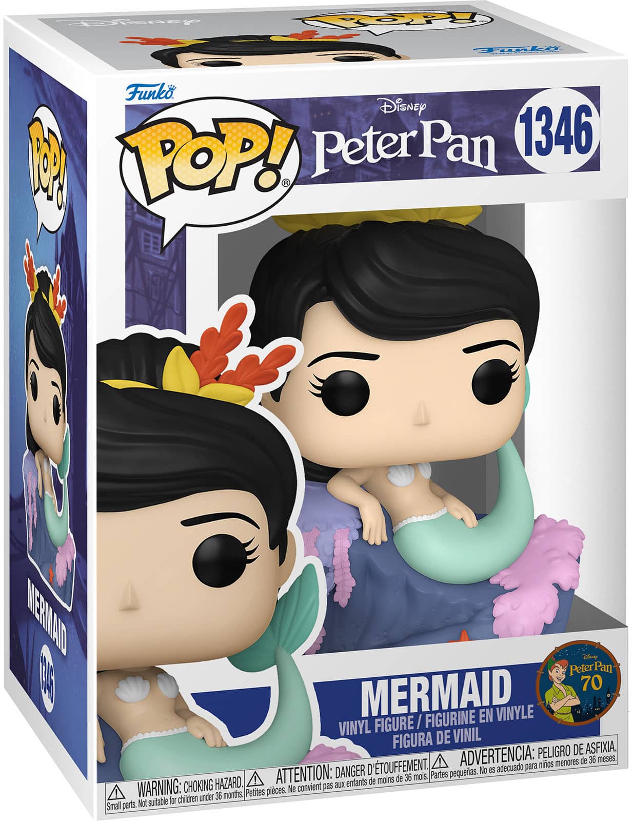 Angle. Funko - POP! Disney: Peter Pan 70th- Mermaid.