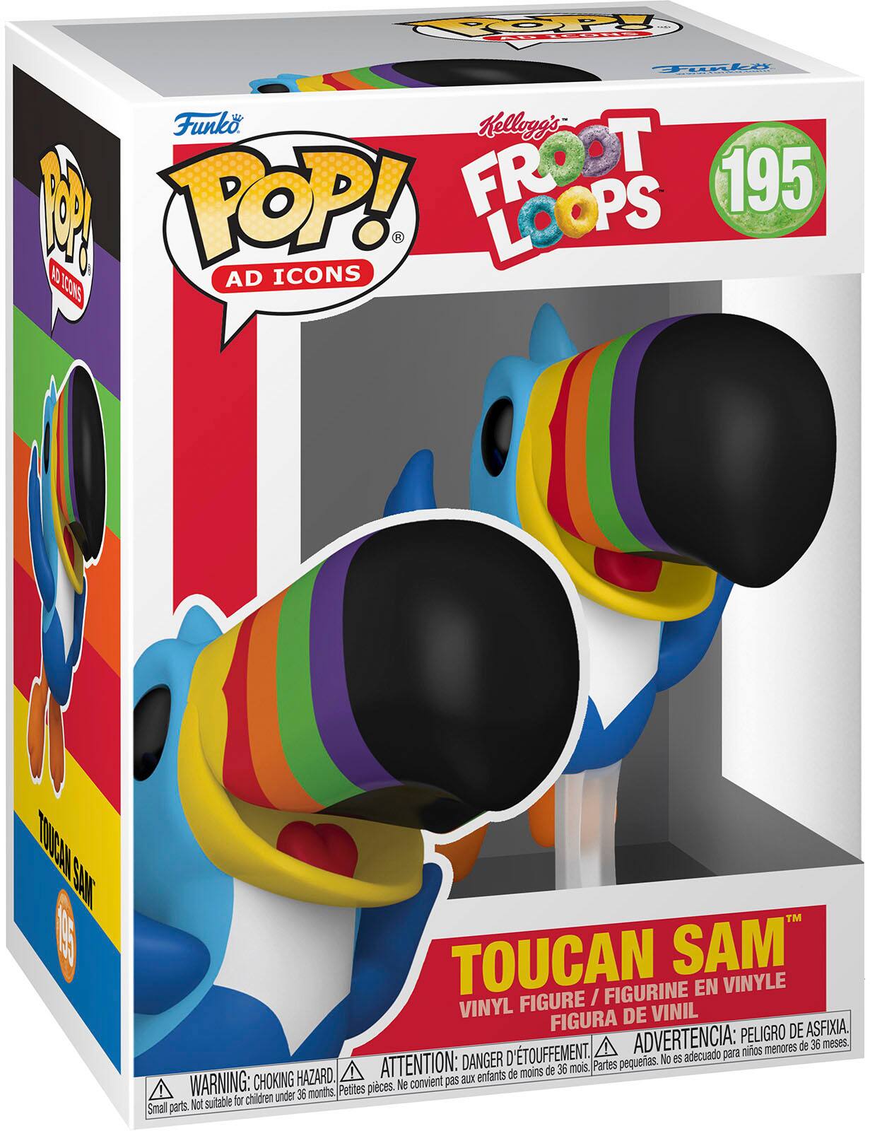 Angle. Funko - POP! Ad Icons: Kellogg's- Toucan Sam Flying.