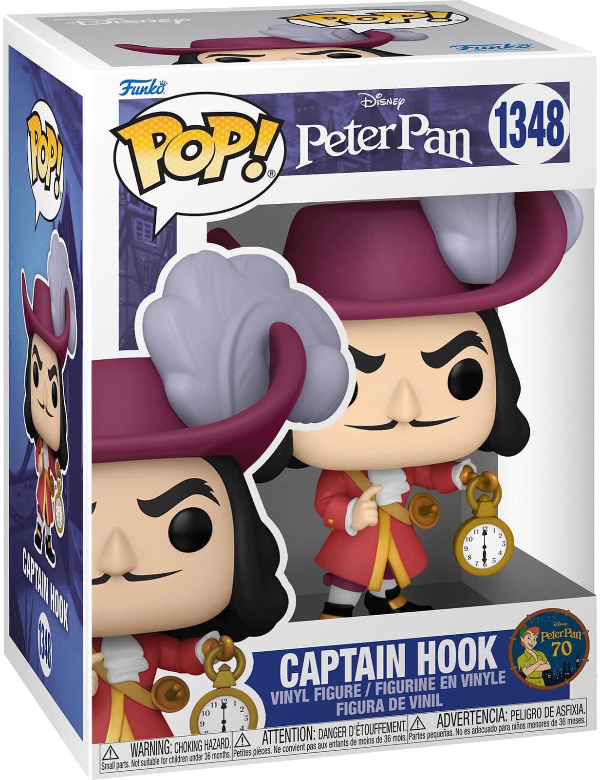 Angle. Funko - POP! Disney: Peter Pan 70th- Hook.