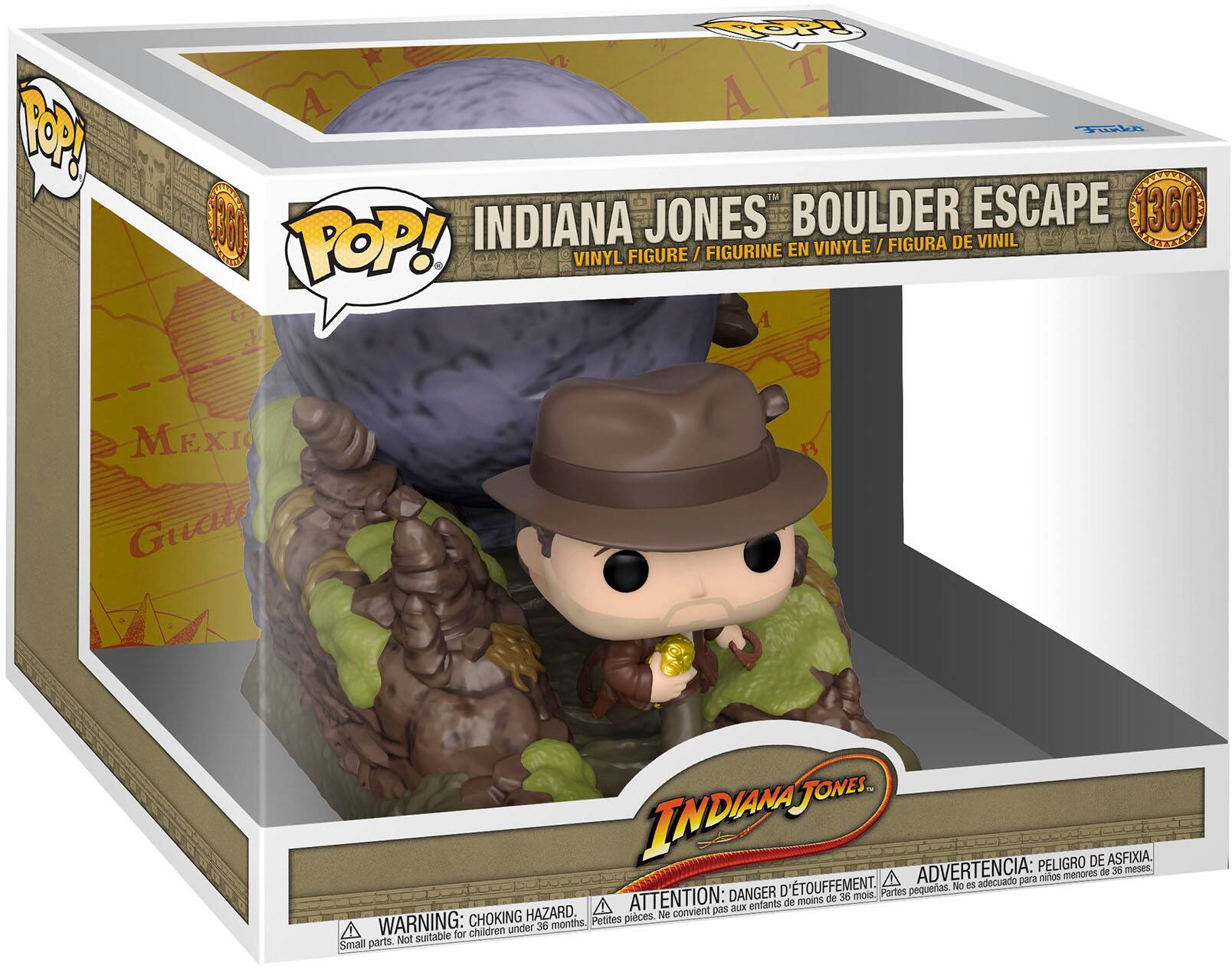 Angle. Funko - POP! Moment: Indiana Jones- Indiana Jones Boulder Escape.