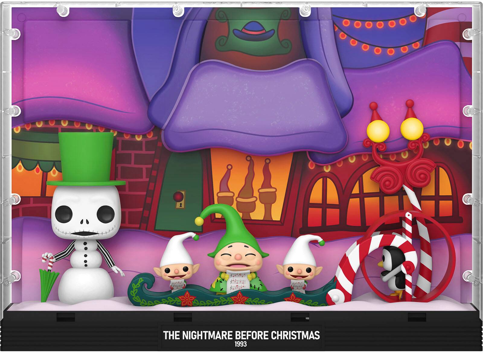 Front. Funko - Deluxe POP Moment! The Nightmare Before Christmas- Snowman Jack with Carolers.