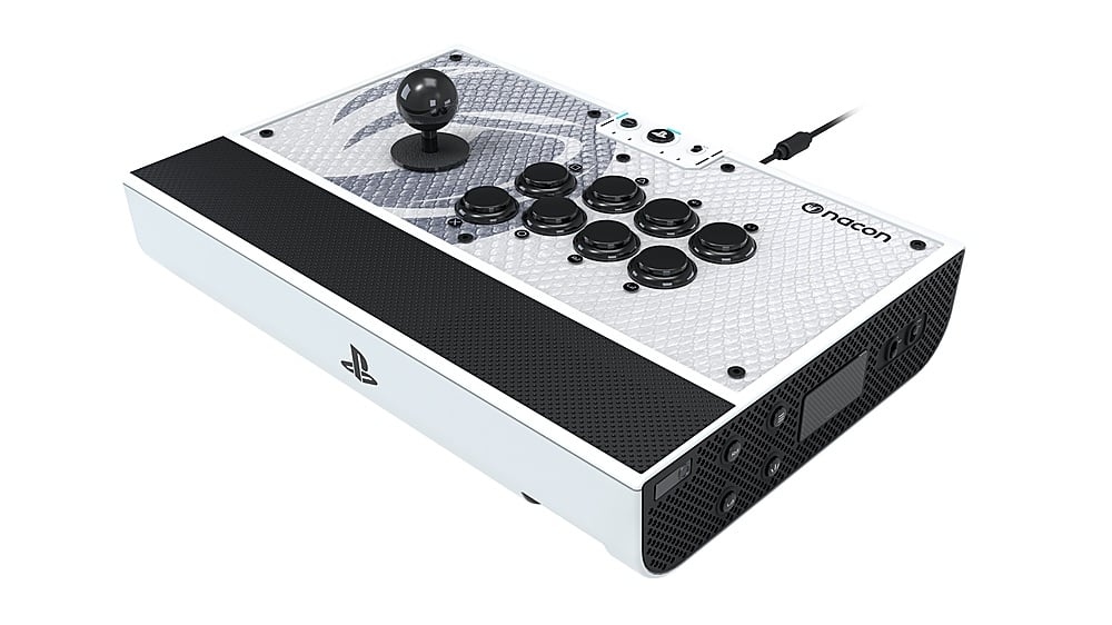 RIG - Nacon Daija Arcade Stick for PlayStation and PC - White - Front_Zoom