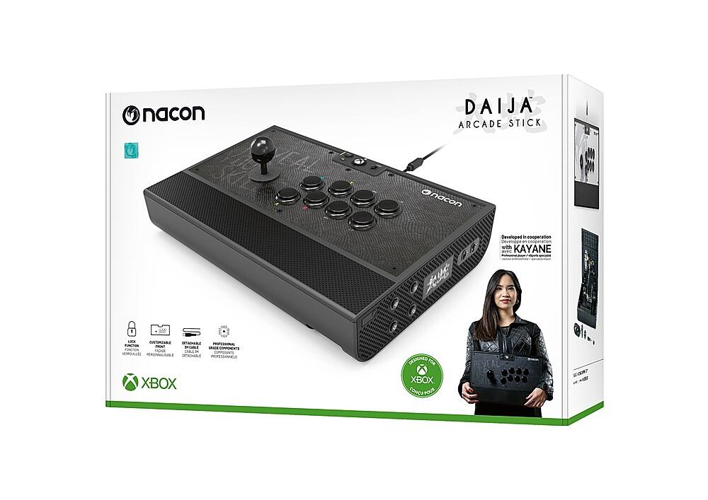 Alt View 15. RIG - Nacon Daija Arcade Stick for Xbox and PC - Black.
