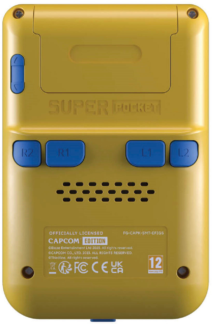 Blaze Entertainment Hyper Mega Tech! CAPCOM Super Pocket Blue 