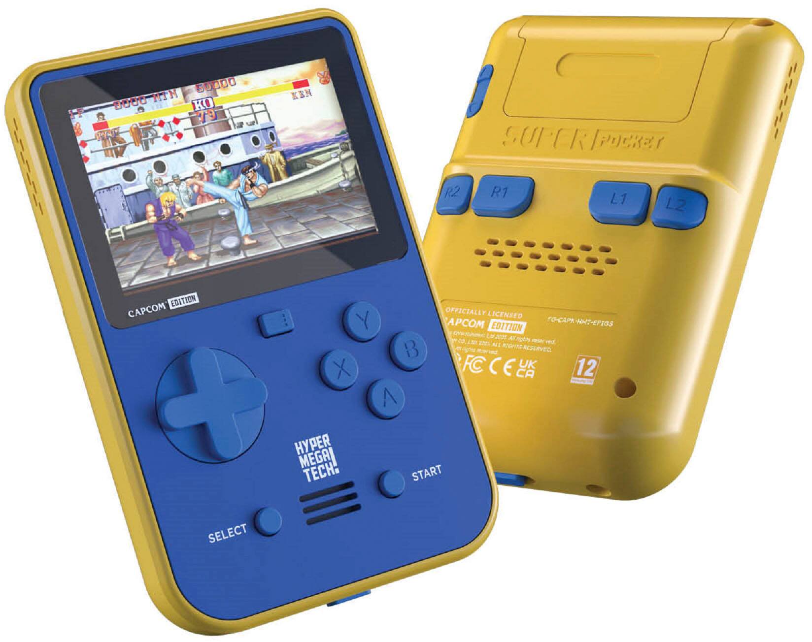 Blaze Entertainment Hyper Mega Tech! CAPCOM Super Pocket Blue 