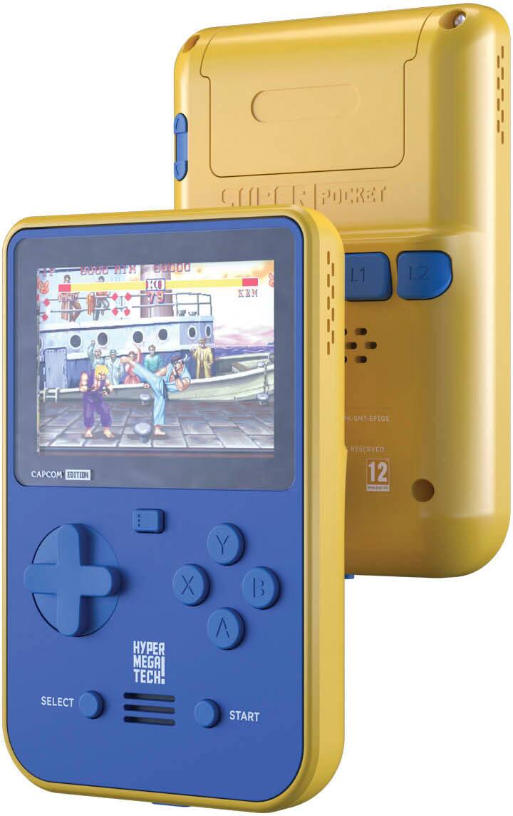 Blaze Entertainment Hyper Mega Tech! CAPCOM Super Pocket Blue