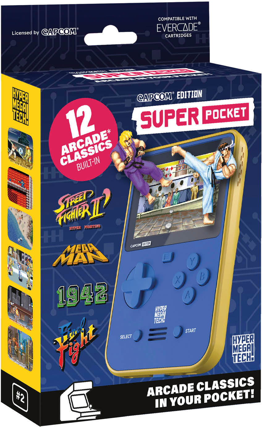 Blaze Entertainment Hyper Mega Tech! CAPCOM Super Pocket Blue