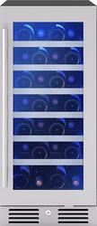 Zephyr - Presrv 15 in. 3.4 Cu. Ft. 27-Bottle Wine Cooler with PreciseTemp - Stainless Steel/Glass - Front_Zoom