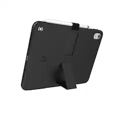 Front. Speck - Standyshell Case for Apple iPad 10.9" (10th Gen 2022) - Black.