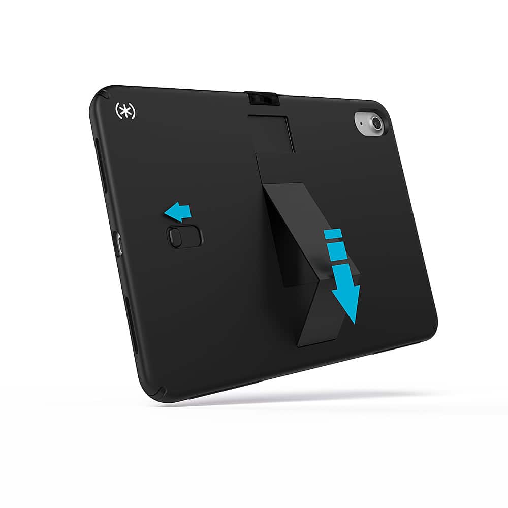 Alt View 13. Speck - Standyshell Case for Apple iPad 10.9" (10th Gen 2022) - Black.