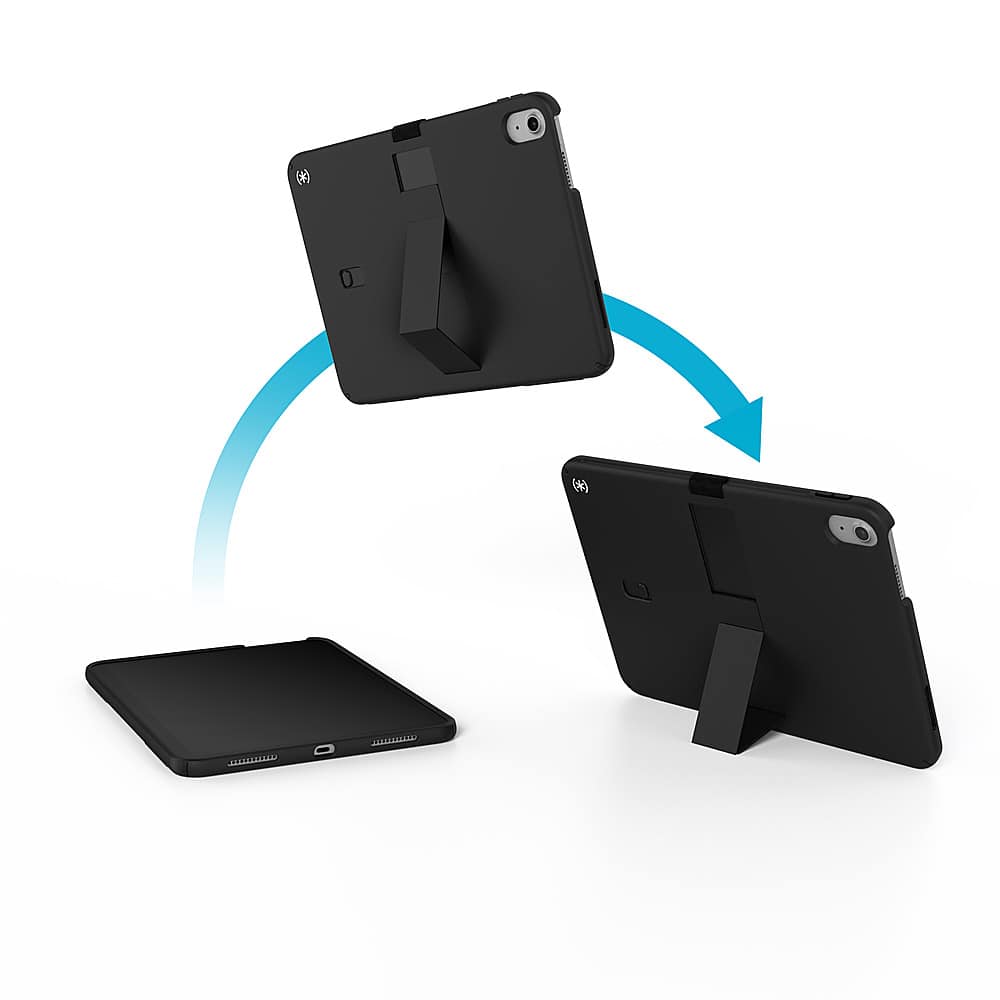 Alt View 14. Speck - Standyshell Case for Apple iPad 10.9" (10th Gen 2022) - Black.