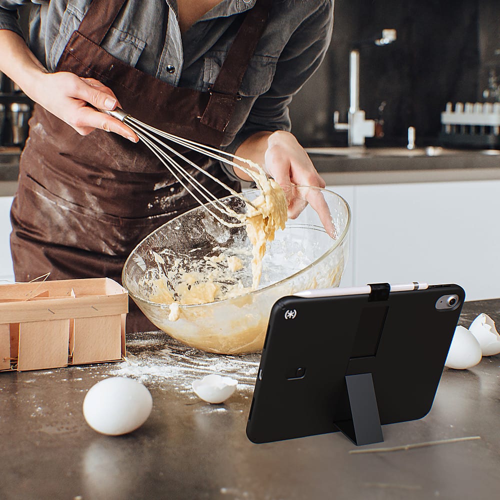 Alt View 15. Speck - Standyshell Case for Apple iPad 10.9" (10th Gen 2022) - Black.