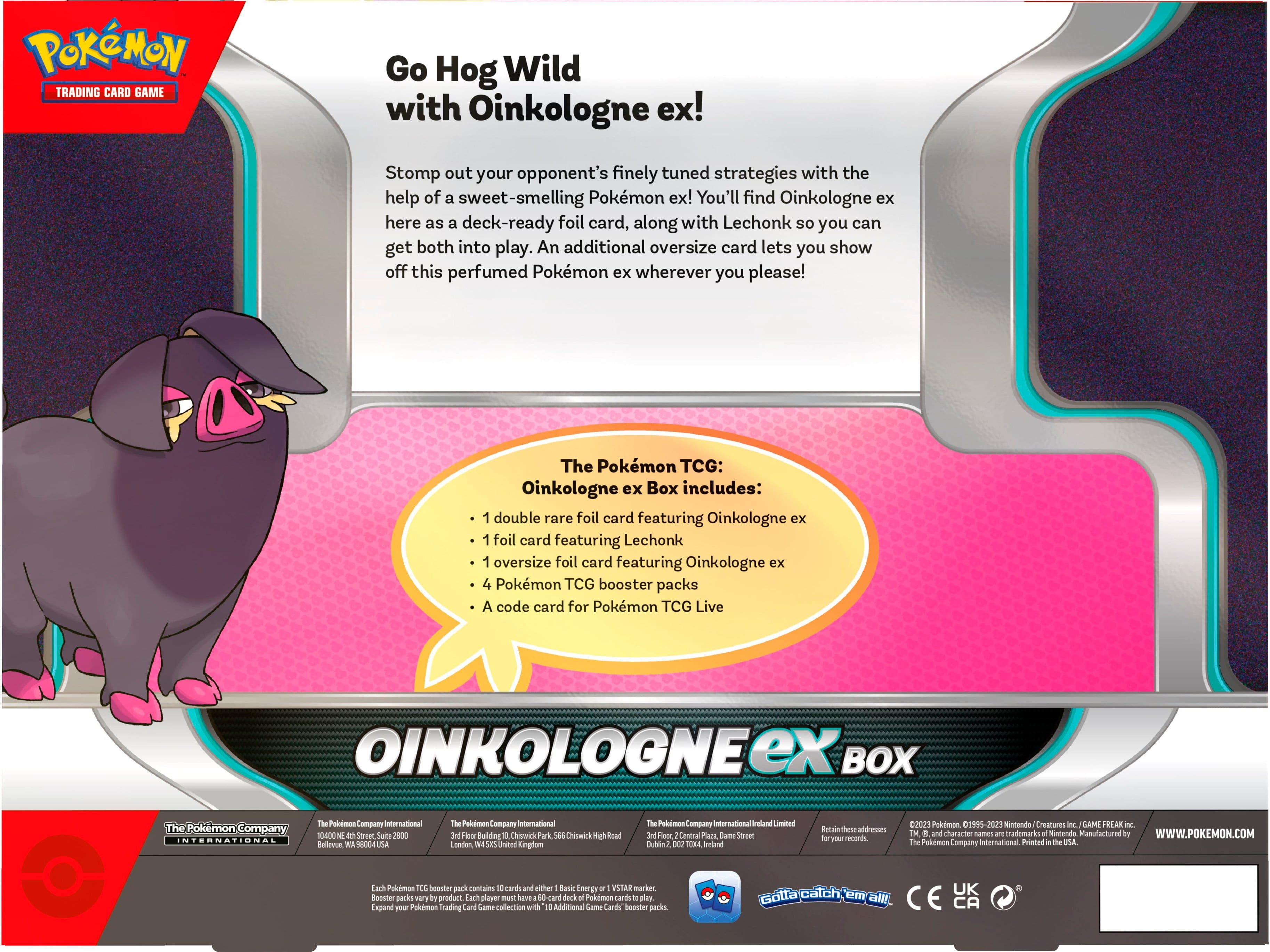 Pokémon Trading Card Game: Oinkologne ex Box 290-87490 - Best Buy