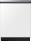 Samsung - 24" Bespoke AutoRelease Dry Smart Built-In Stainless Steel Tub Dishwasher with 3rd Rack, StormWash, 46 dBA - White Glass