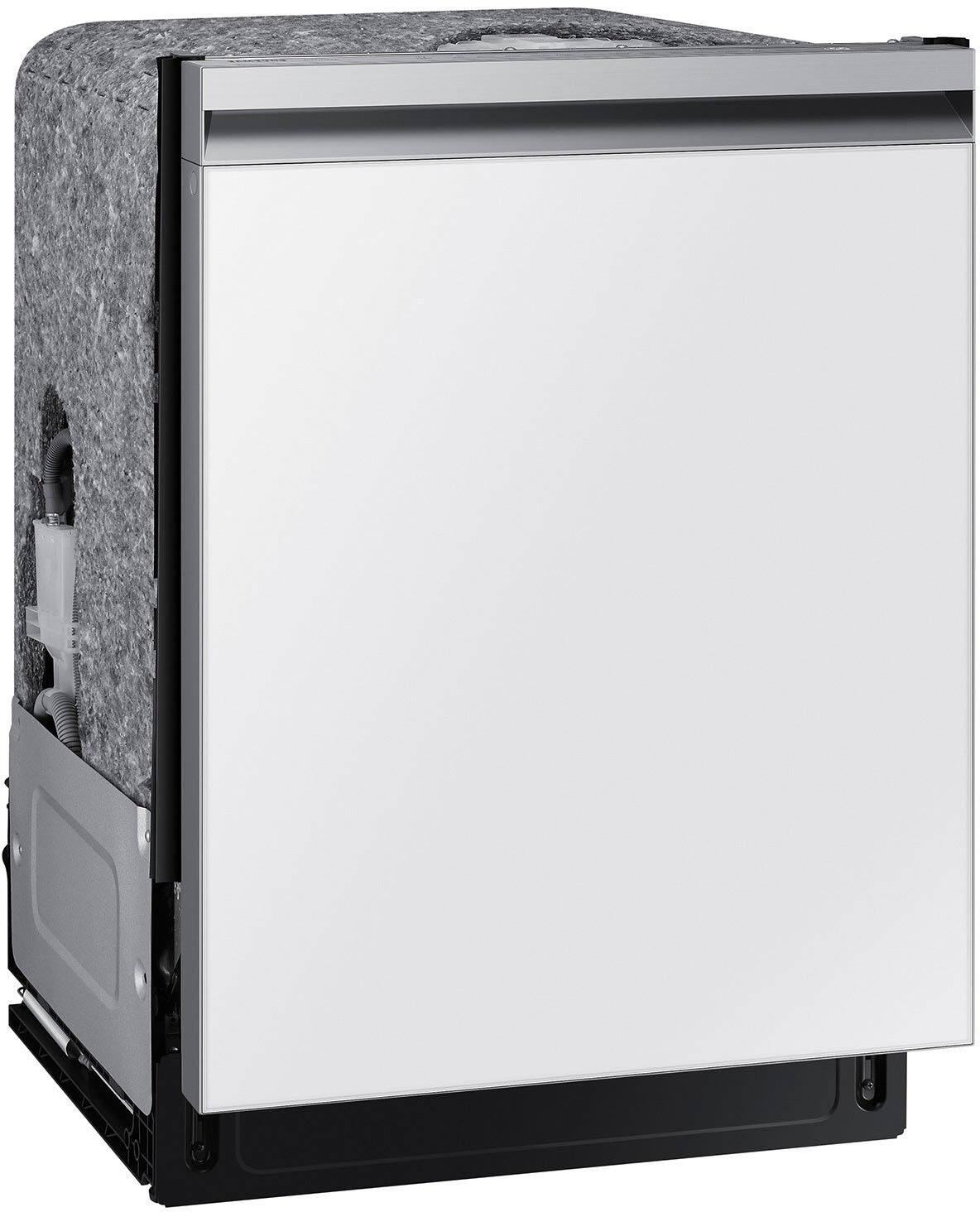 Alt View 11. Samsung - Bespoke AutoRelease Dry Smart Built-In Stainless Steel Tub Dishwasher with 3rd Rack, StormWash, 46 dBA - White Glass.