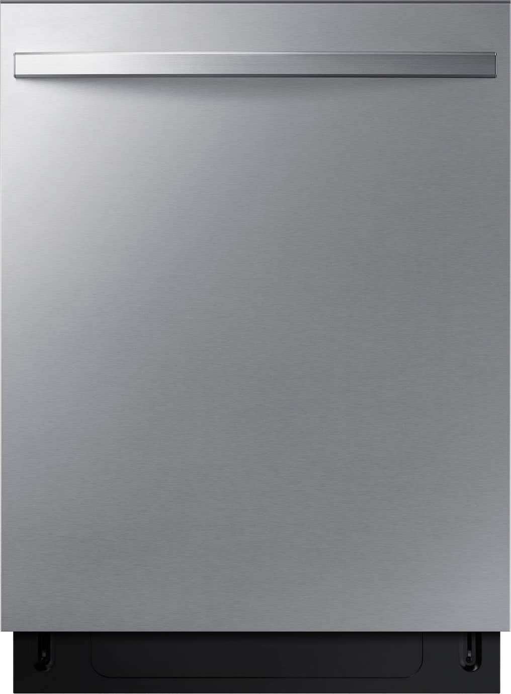Front. Samsung - AutoRelease Dry Built-in Dishwasher with 3rd Rack, Fingerprint Resistant, 51 dBA - Fingerprint Resistant Stainless Steel.