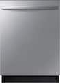 Samsung - 24" AutoRelease Dry Built-In Hybrid Stainless Steel Tub Dishwasher with 3rd Rack, Fingerprint Resistant, 51 dBA - Stainless Steel