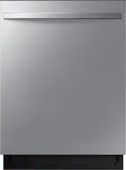 Front. Samsung - AutoRelease Dry Built-in Dishwasher with 3rd Rack, Fingerprint Resistant, 51 dBA - Fingerprint Resistant Stainless Steel.