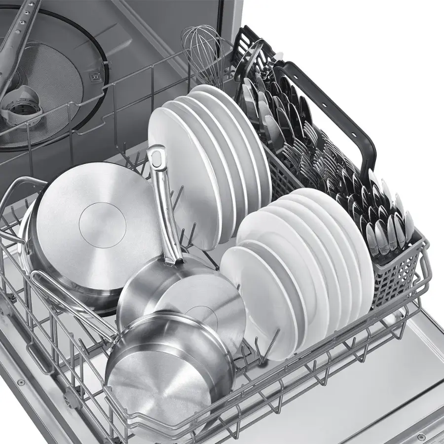 Alt View 17. Samsung - AutoRelease Dry Built-in Dishwasher with 3rd Rack, Fingerprint Resistant, 51 dBA - Fingerprint Resistant Stainless Steel.