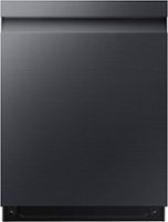 Samsung - AutoRelease Dry Smart Built-In Stainless Steel Tub Dishwasher with 3rd Rack, StormWash, 46 dBA - Fingerprint Resistant Matte Black - Front_Zoom