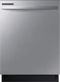 Samsung - 24” Top Control Built-In Hybrid Stainless Steel Tub Dishwasher with Height-Adjustable Rack, 53 dBA - Stainless Steel