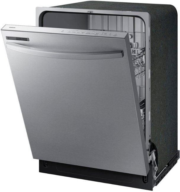 Samsung - 24” Top Control Built-In Dishwasher with Height-Adjustable Rack, 53 dBA - Stainless Steel_2