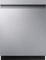 Samsung - 24" AutoRelease Dry Smart Built-In Stainless Steel Tub Dishwasher with 3rd Rack, StormWash, 46 dBA - Stainless Steel