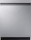 Samsung - 24" AutoRelease Dry Smart Built-In Stainless Steel Tub Dishwasher with 3rd Rack, StormWash, 46 dBA - Stainless Steel