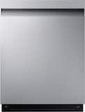 Samsung - 24" Top Control Smart Built-In Stainless Steel Tub Dishwasher with Storm Wash, 48 dBA - Stainless Steel