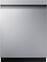 Samsung - 24" Top Control Smart Built-In Tub Dishwasher with Storm Wash, 48 dBA - Stainless Steel