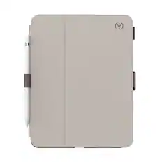 Front. Speck - Balance Folio R Case for Apple iPad 10.9" (10th Gen 2022) - Beech Grey.