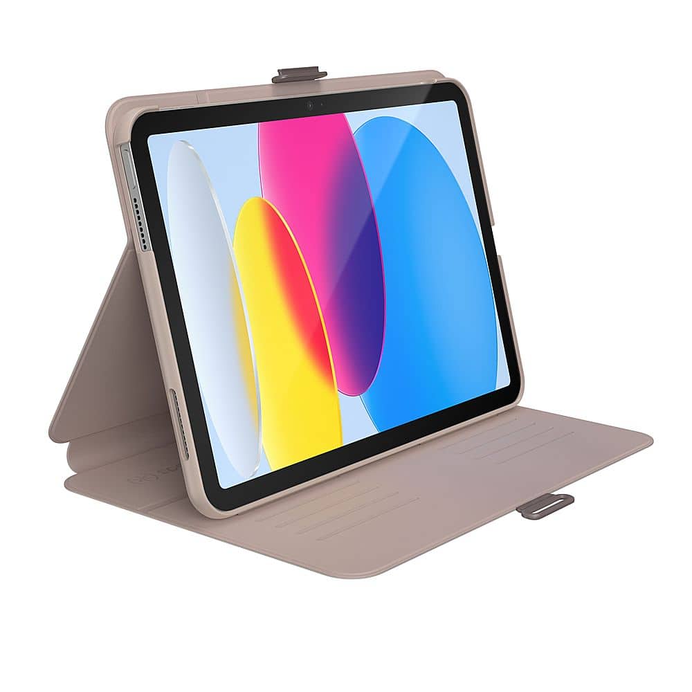 Alt View 14. Speck - Balance Folio R Case for Apple iPad 10.9" (10th Gen 2022) - Beech Grey.