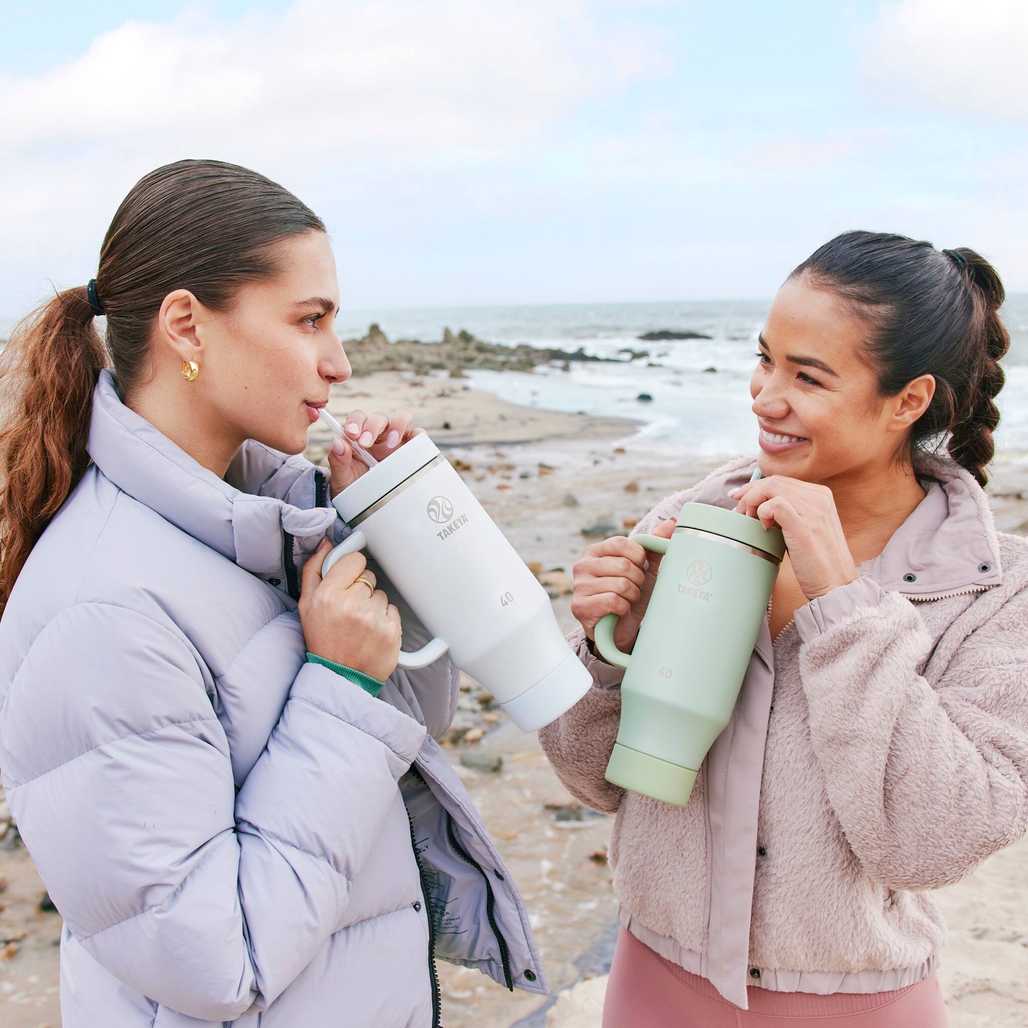 Alt View 13. Takeya - Tumbler 40oz StdStw Tmblr Matcha - Stainless Steel.