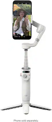Alt View 11. DJI - Osmo Mobile 6 3-Axis Gimbal Stabilizer for Smartphones - Platinum Gray.
