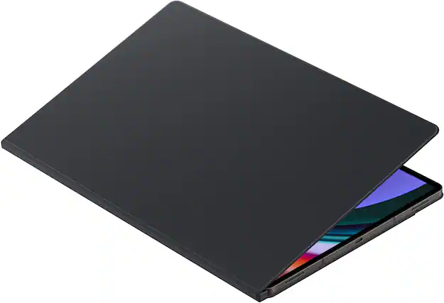 Front. Samsung - Galaxy Tab S9 Ultra Smart Book Cover - Black.